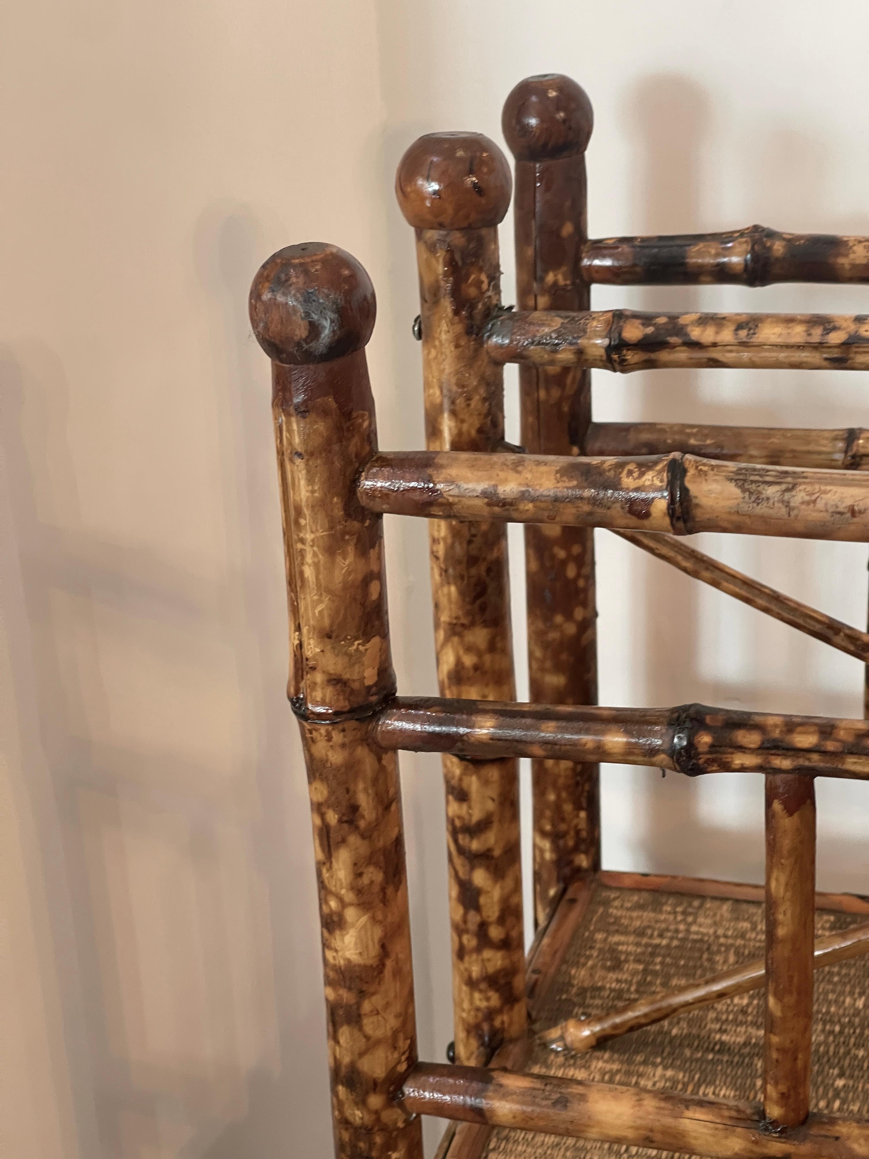 Hand-Crafted English Colonial Tortoise Shell Large Magazine Holder, C1880