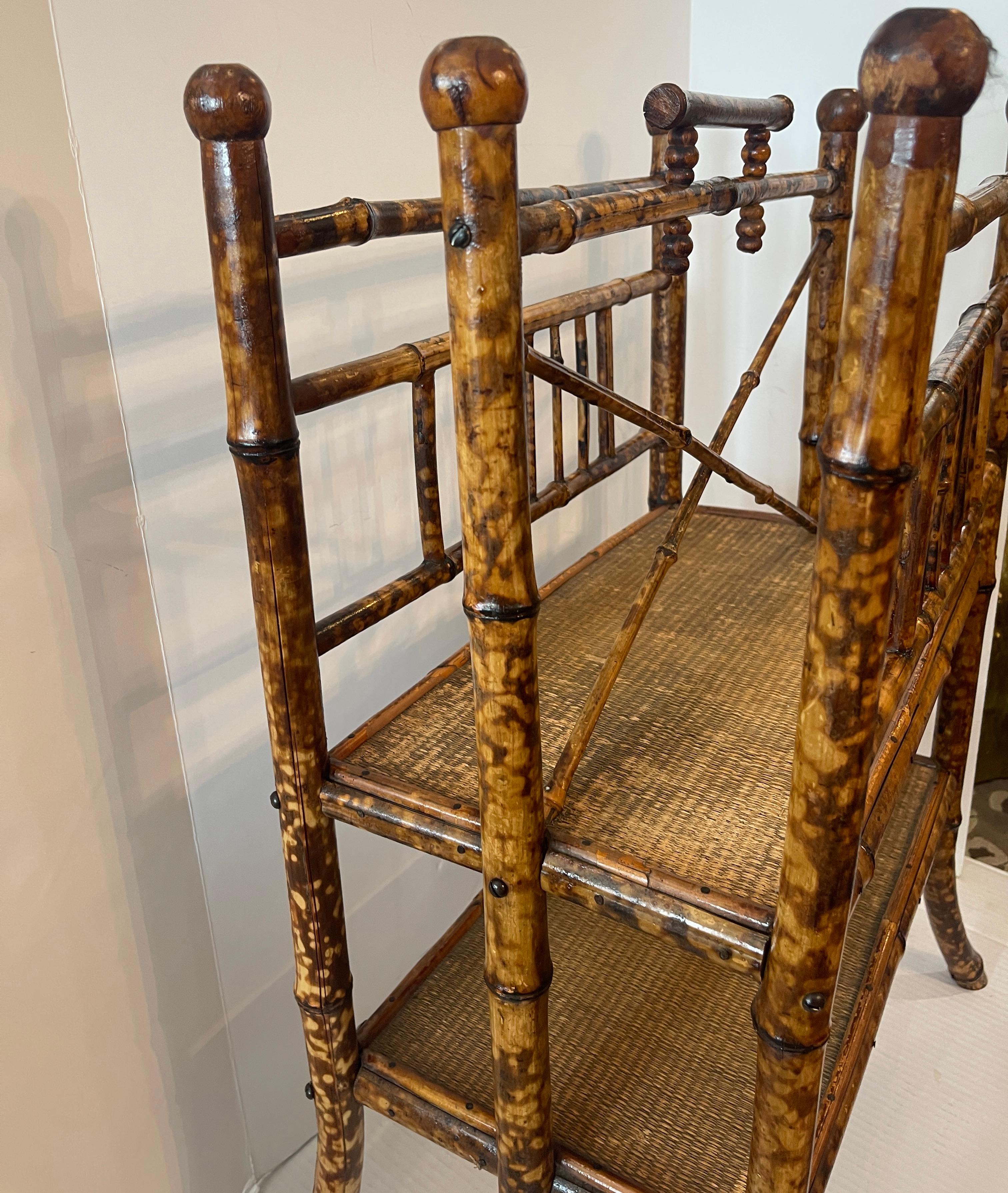 English Colonial Tortoise Shell Large Magazine Holder, C1880 1