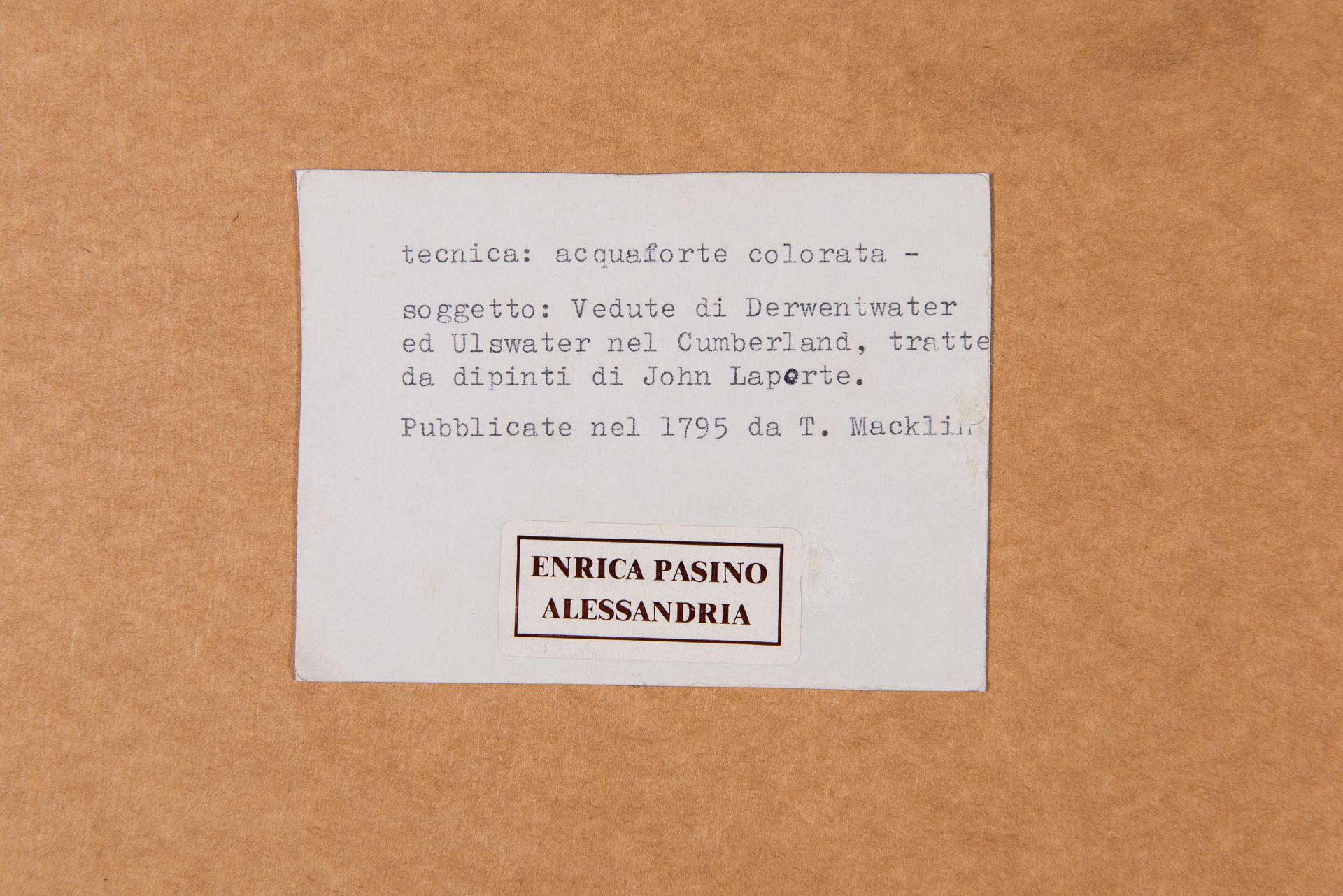 Englisch kolorierte antike Radierung (Papier) im Angebot