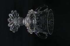 English Commemorative Glass Goblet for the Coronation of George v 1911