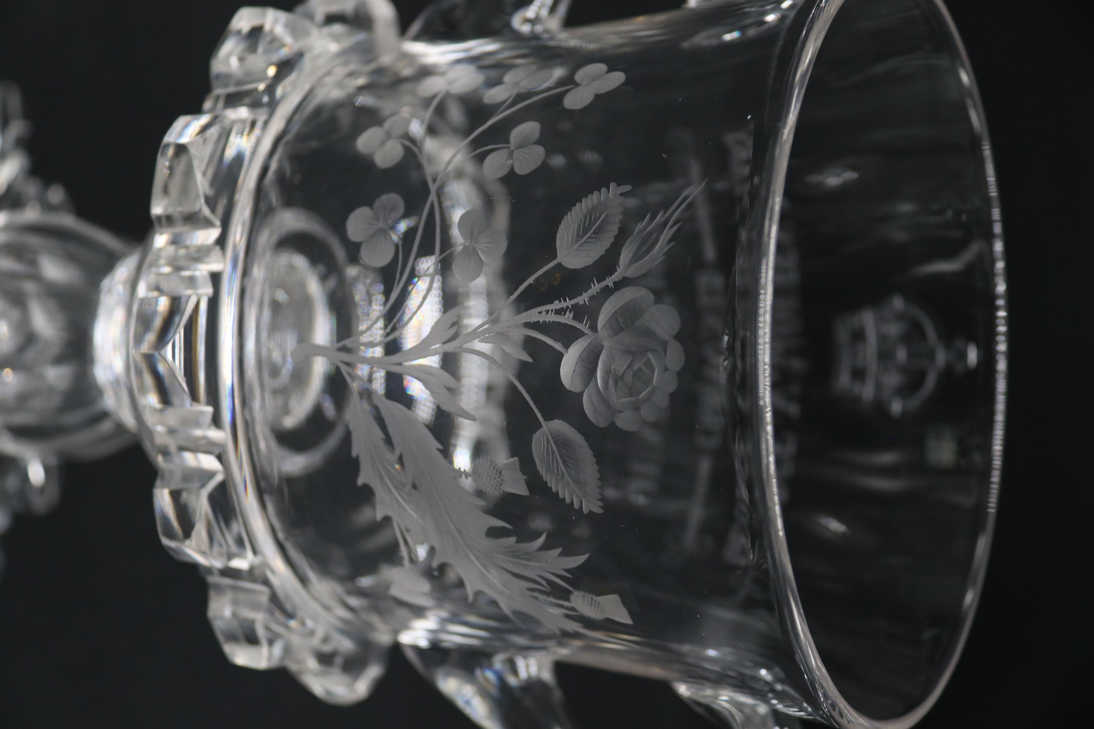 20ième siècle   Gobelet en verre commémoratif anglais pour la couronnement de George en 1911 en vente