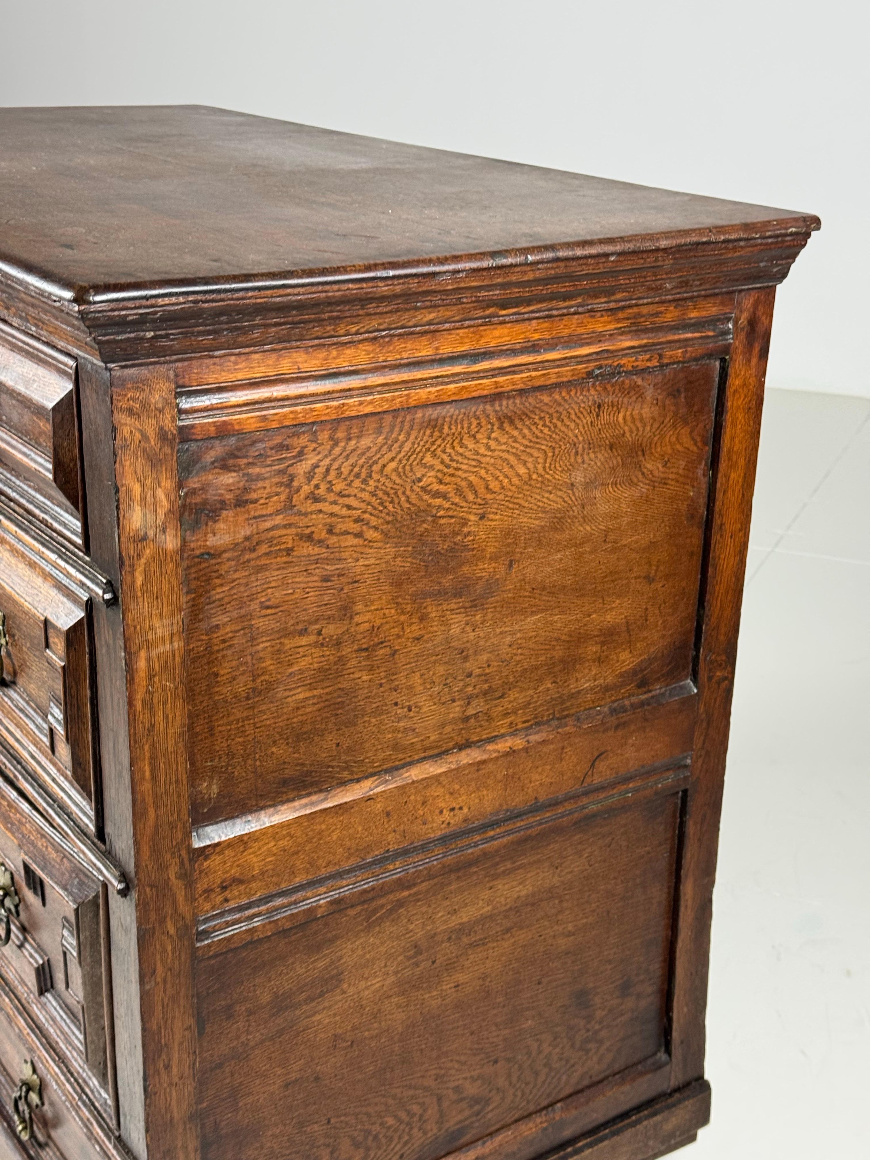 English Commode 17th Century Oak For Sale 6