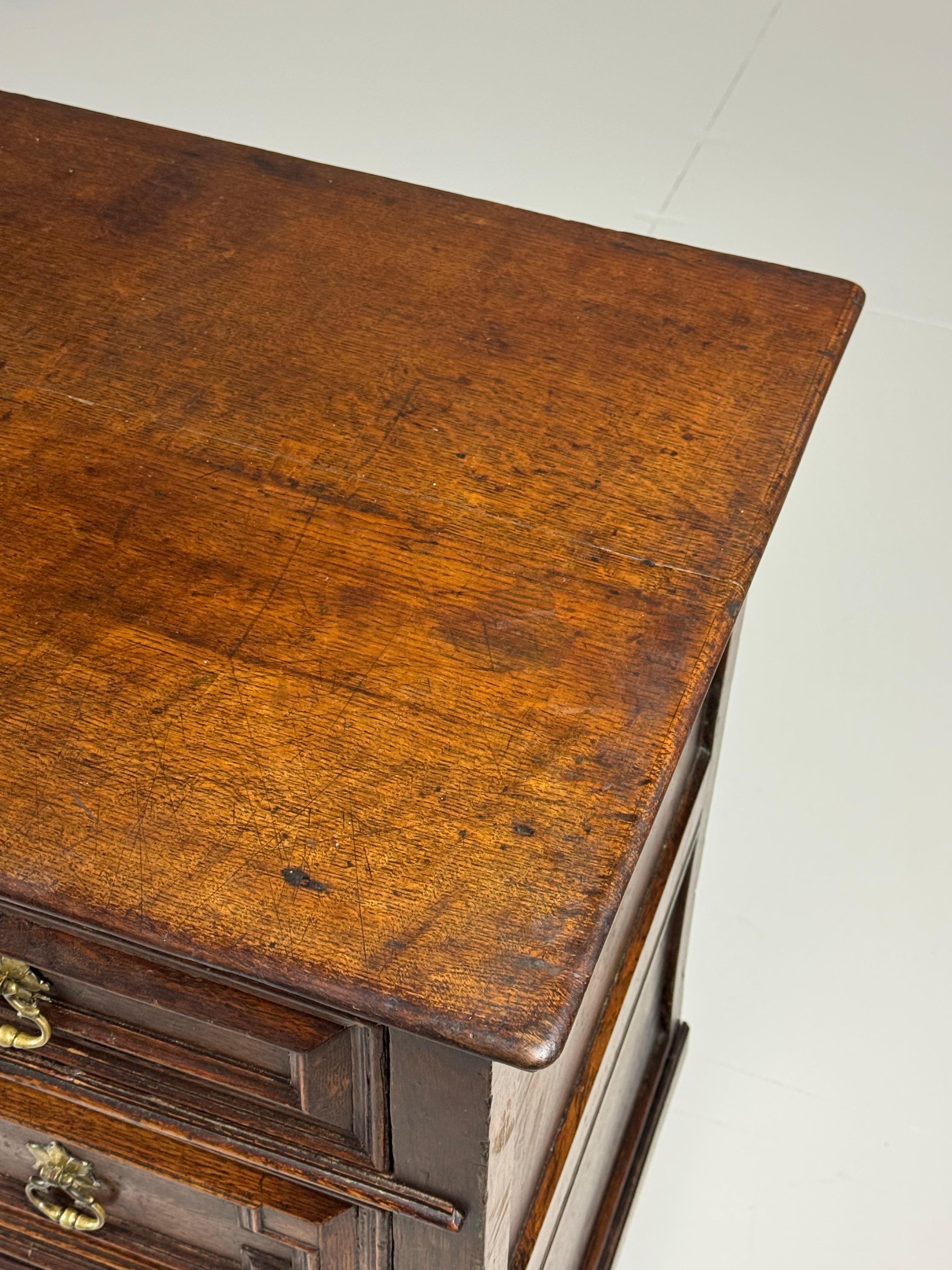 English Commode 17th Century Oak For Sale 15