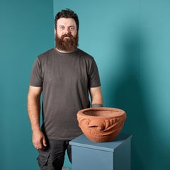 English Compton Pottery Large Celtic Style Terracotta Planter