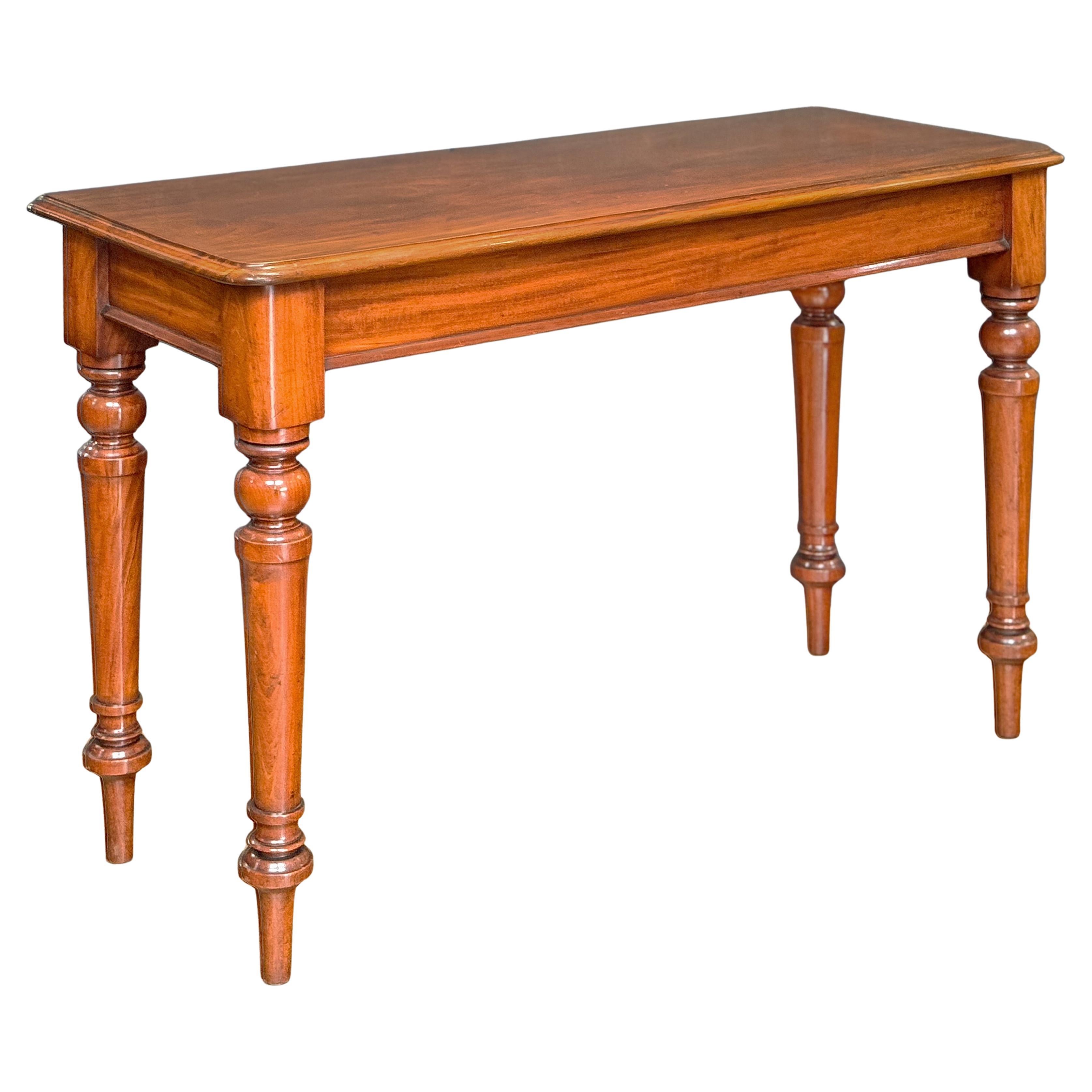 Table console de service ou A Hall en acajou, de style anglais
