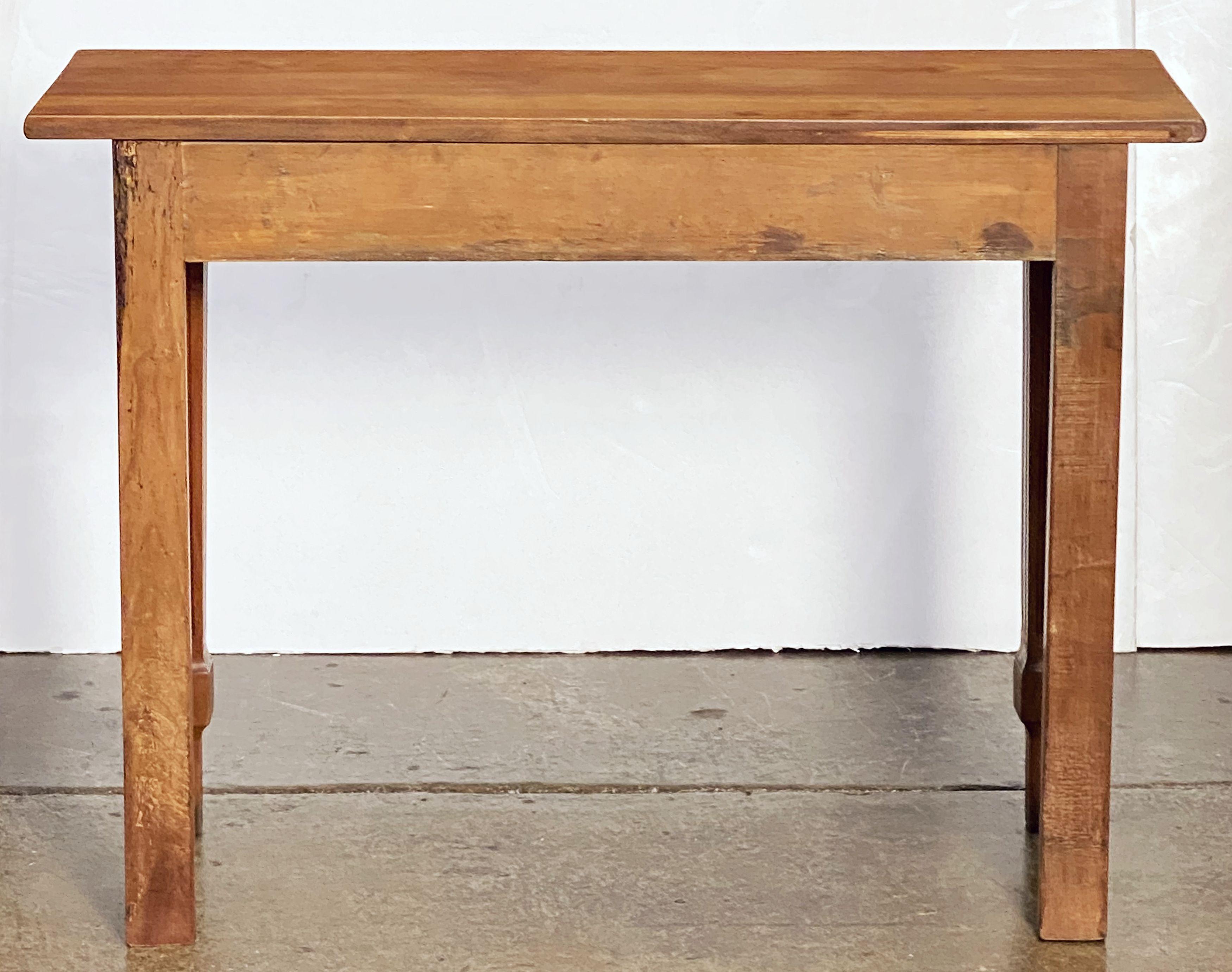 English Console Table of Cherry 'One of Two' For Sale 13