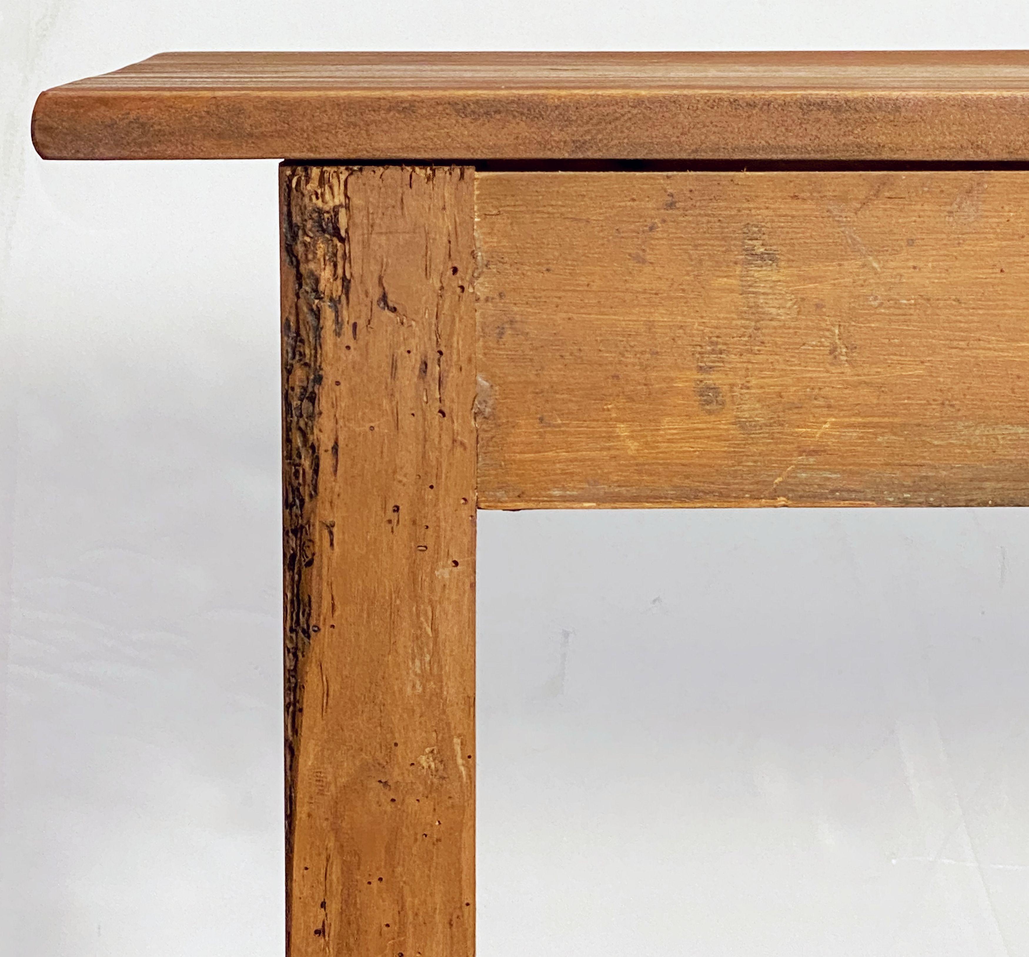 English Console Table of Cherry 'One of Two' For Sale 14