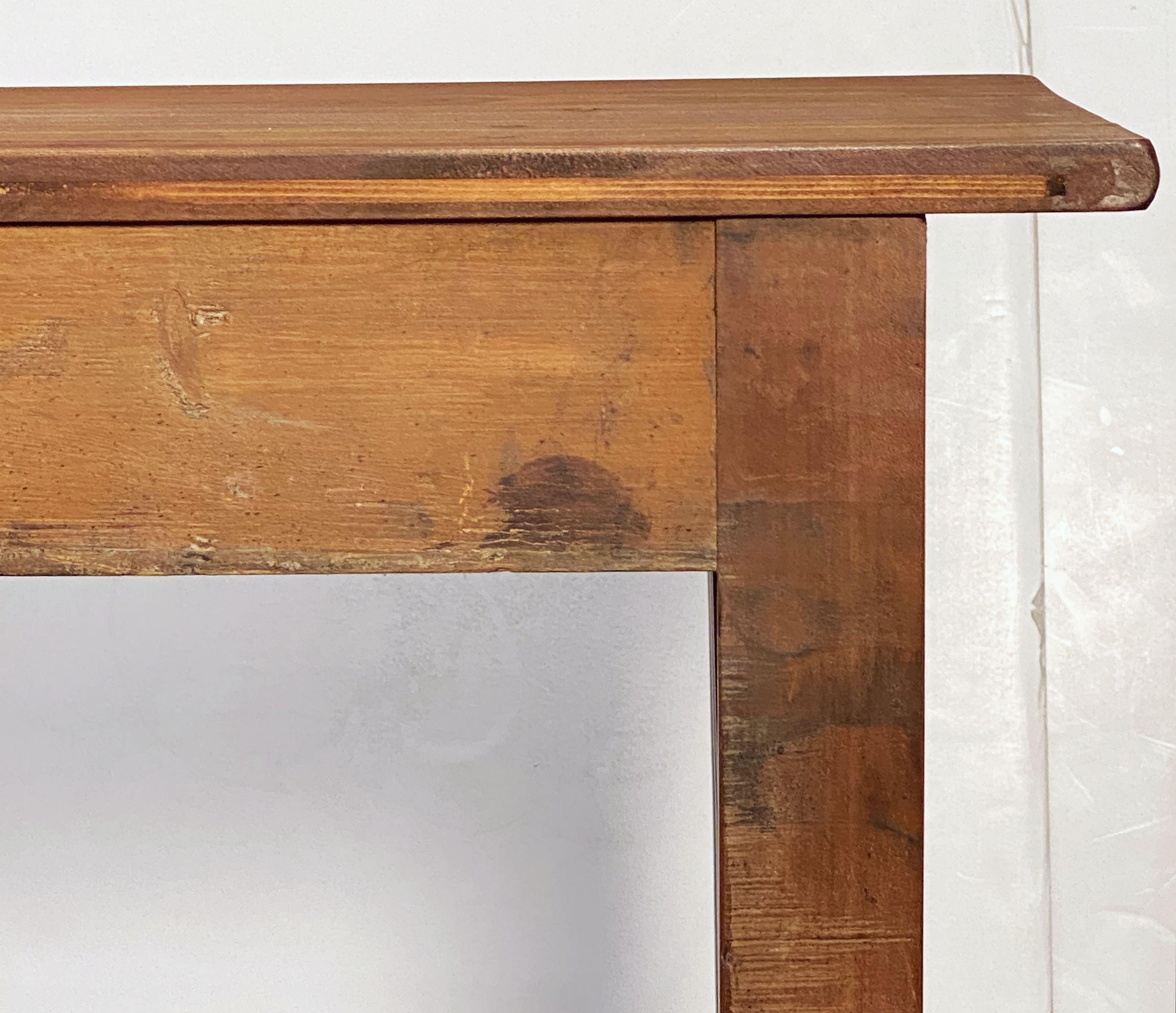 English Console Table of Cherry 'One of Two' For Sale 15