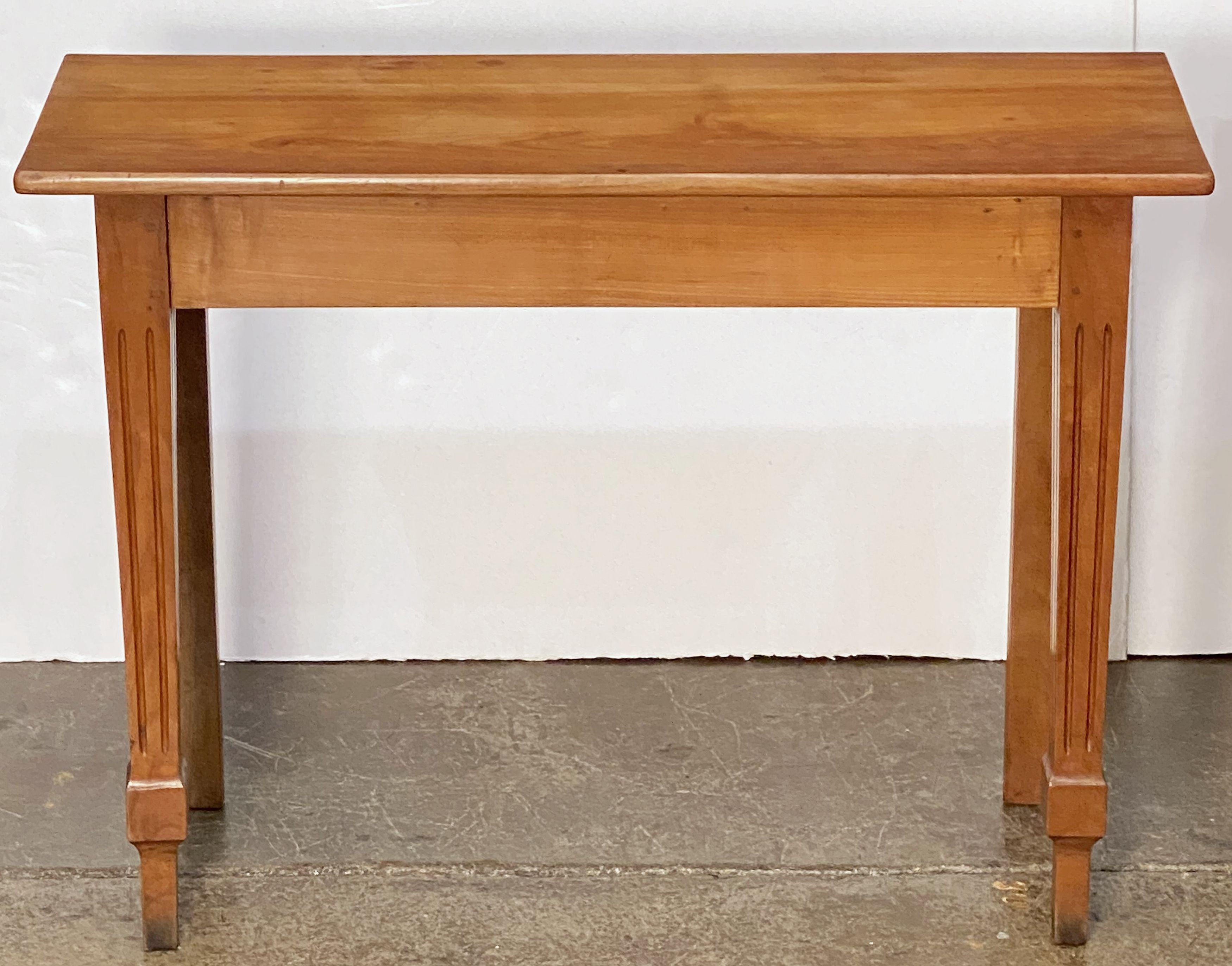 English Console Table of Cherry 'One of Two' For Sale 3