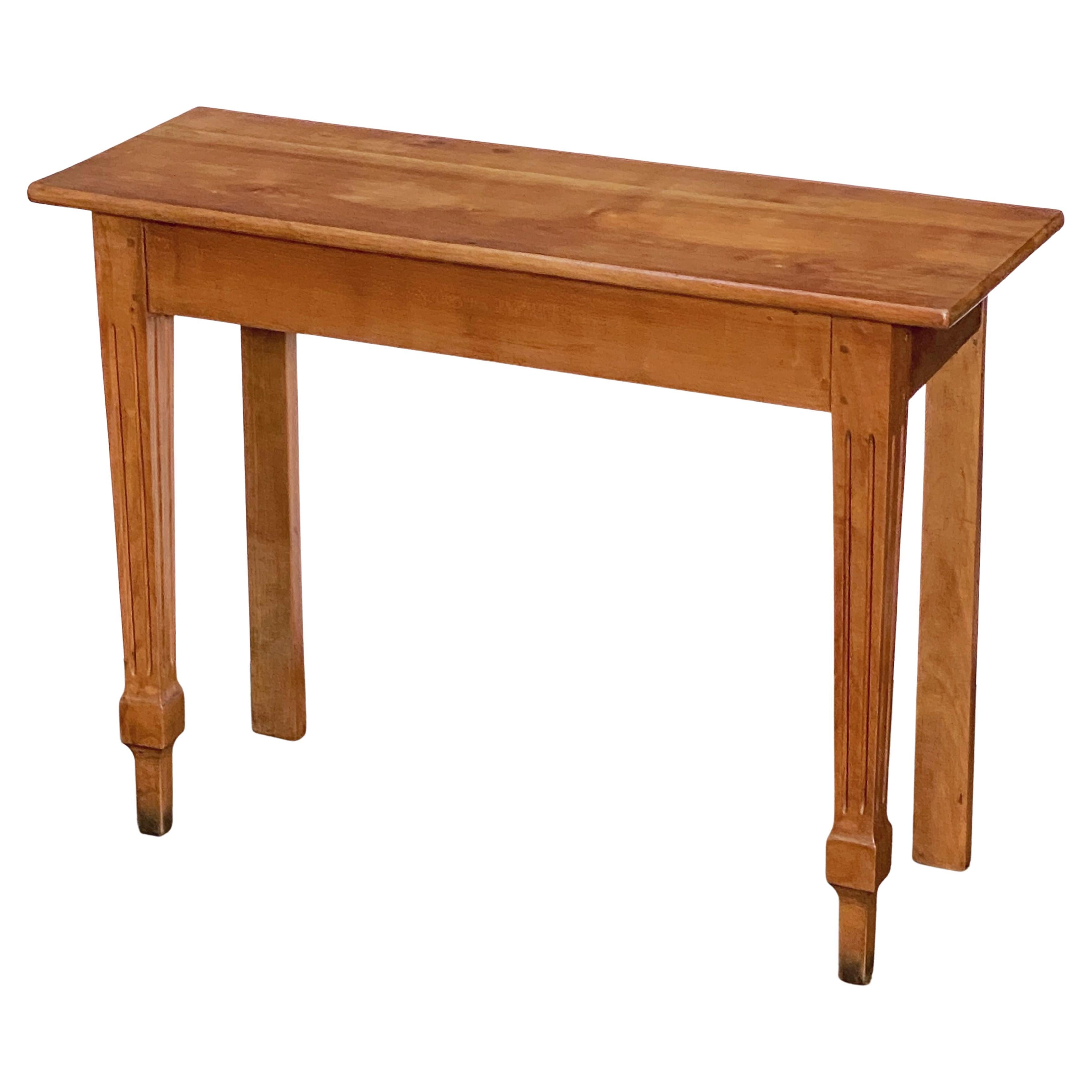 English Console Table of Cherry 'One of Two'