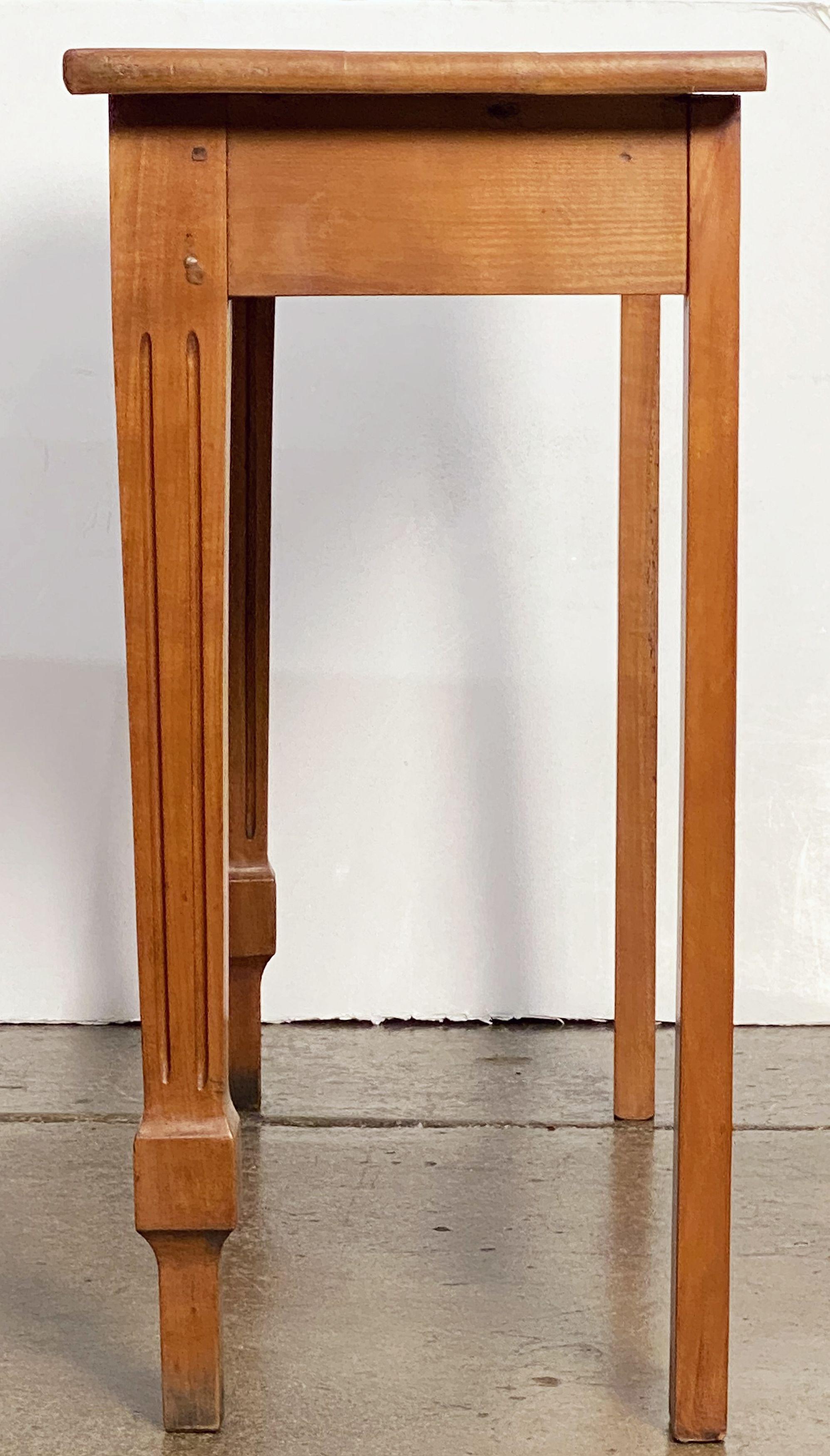 English Console Table of Cherry, 'Two of Two' For Sale 6