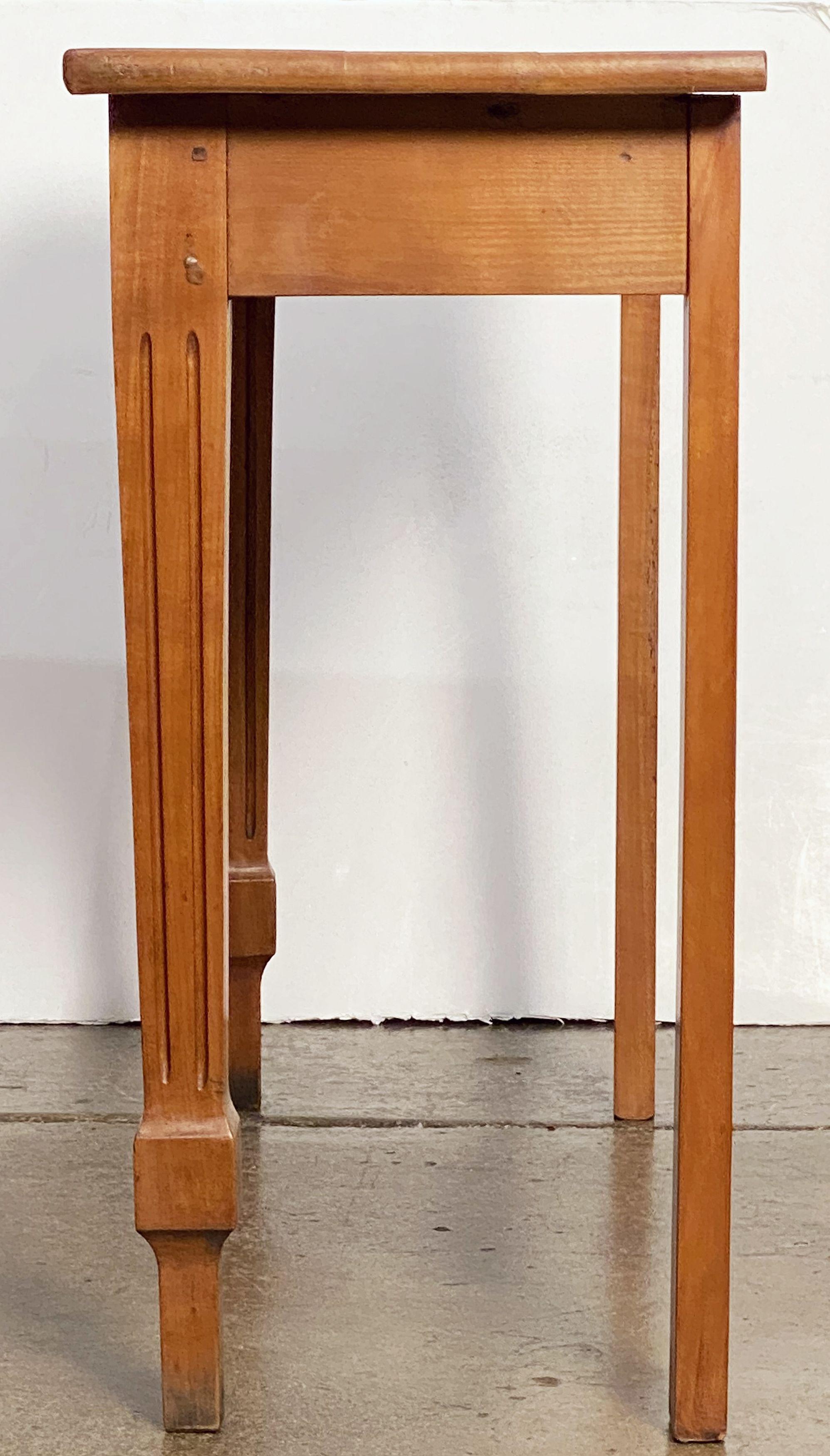 English Console Table of Cherry, 'Two of Two' 6
