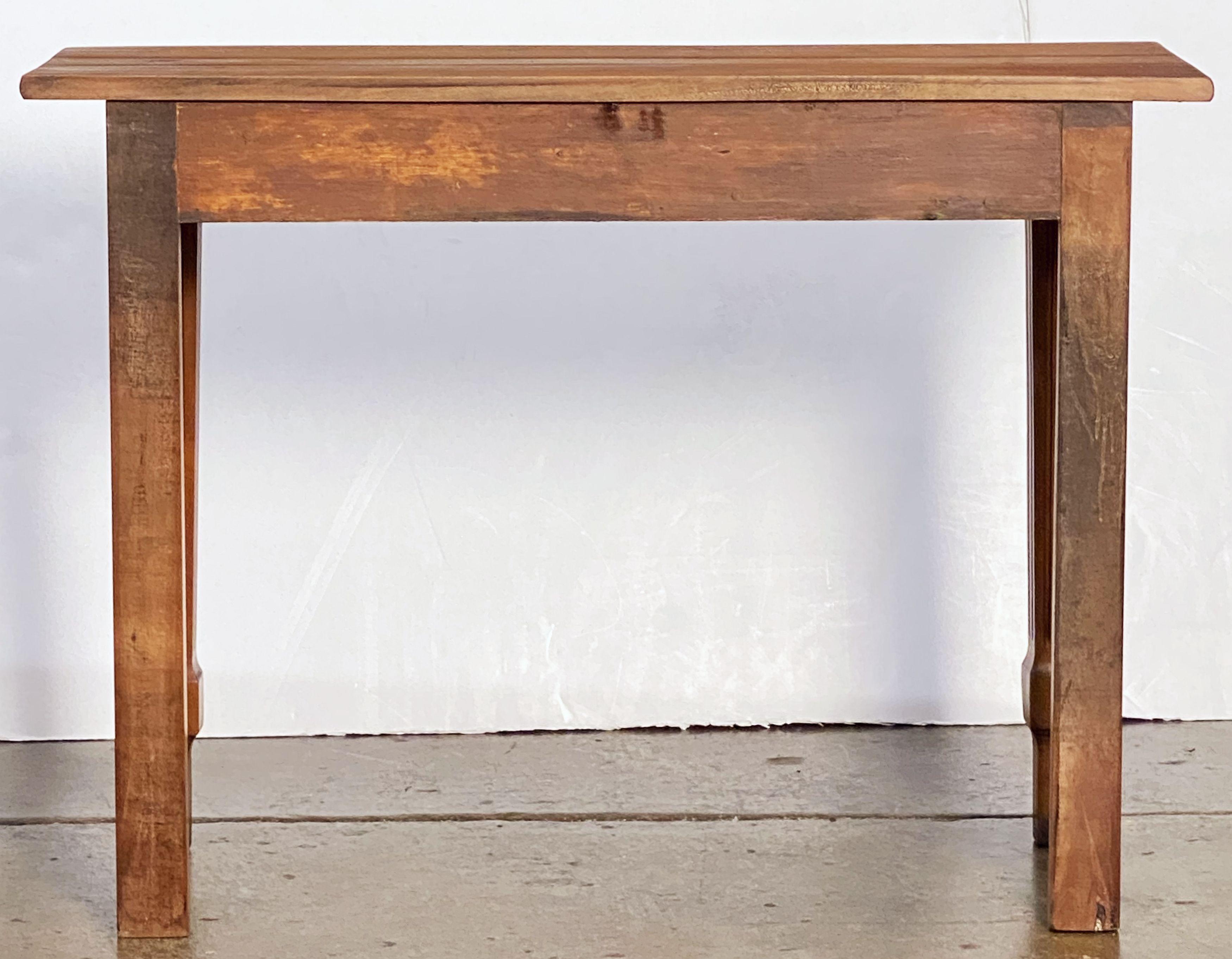 English Console Table of Cherry, 'Two of Two' For Sale 13