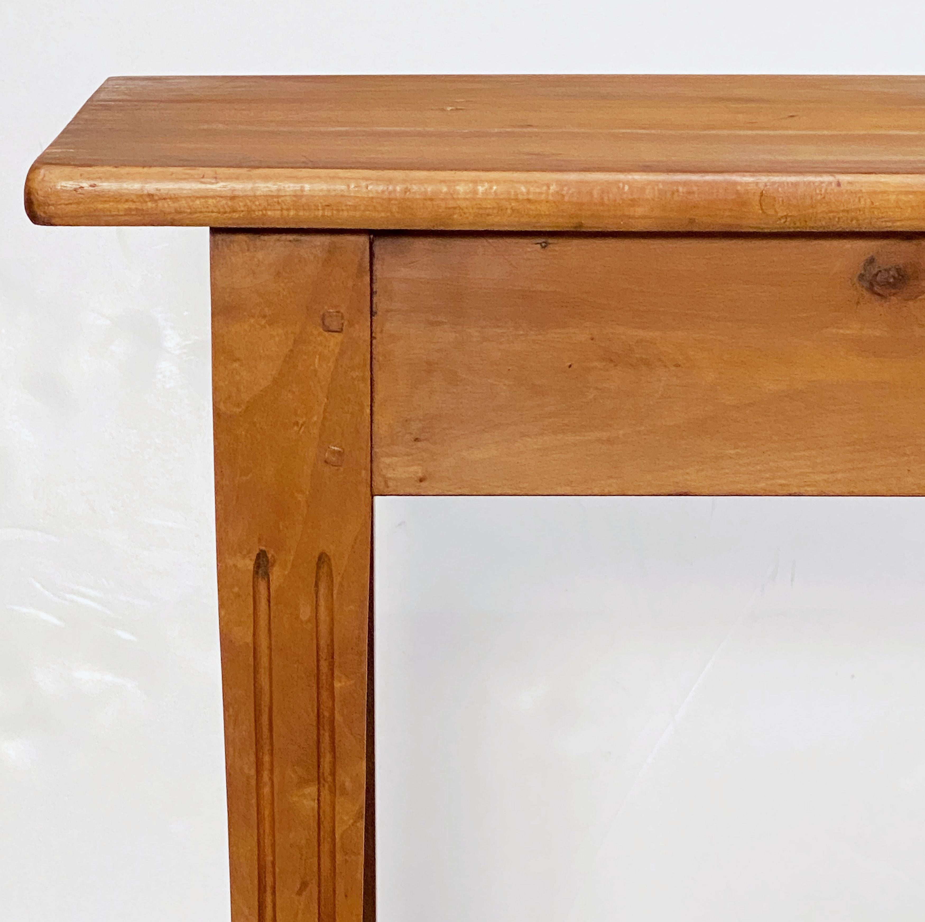 English Console Table of Cherry, 'Two of Two' For Sale 1