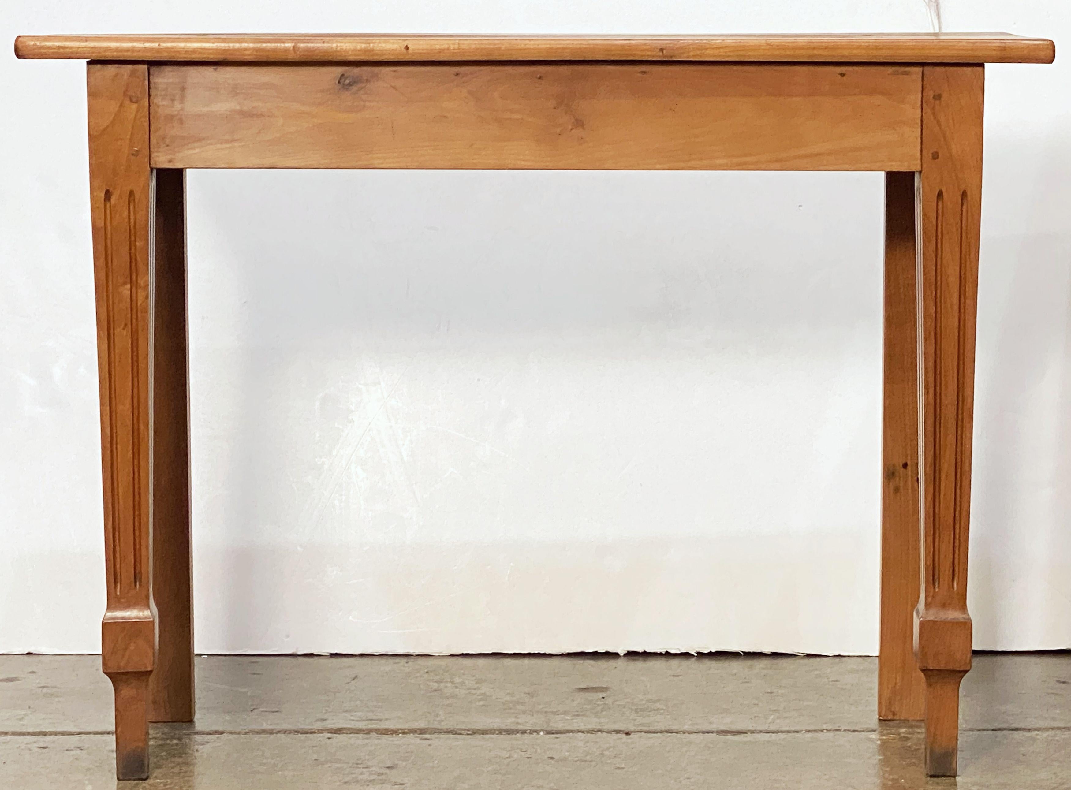 English Console Table of Cherry, 'Two of Two' 2