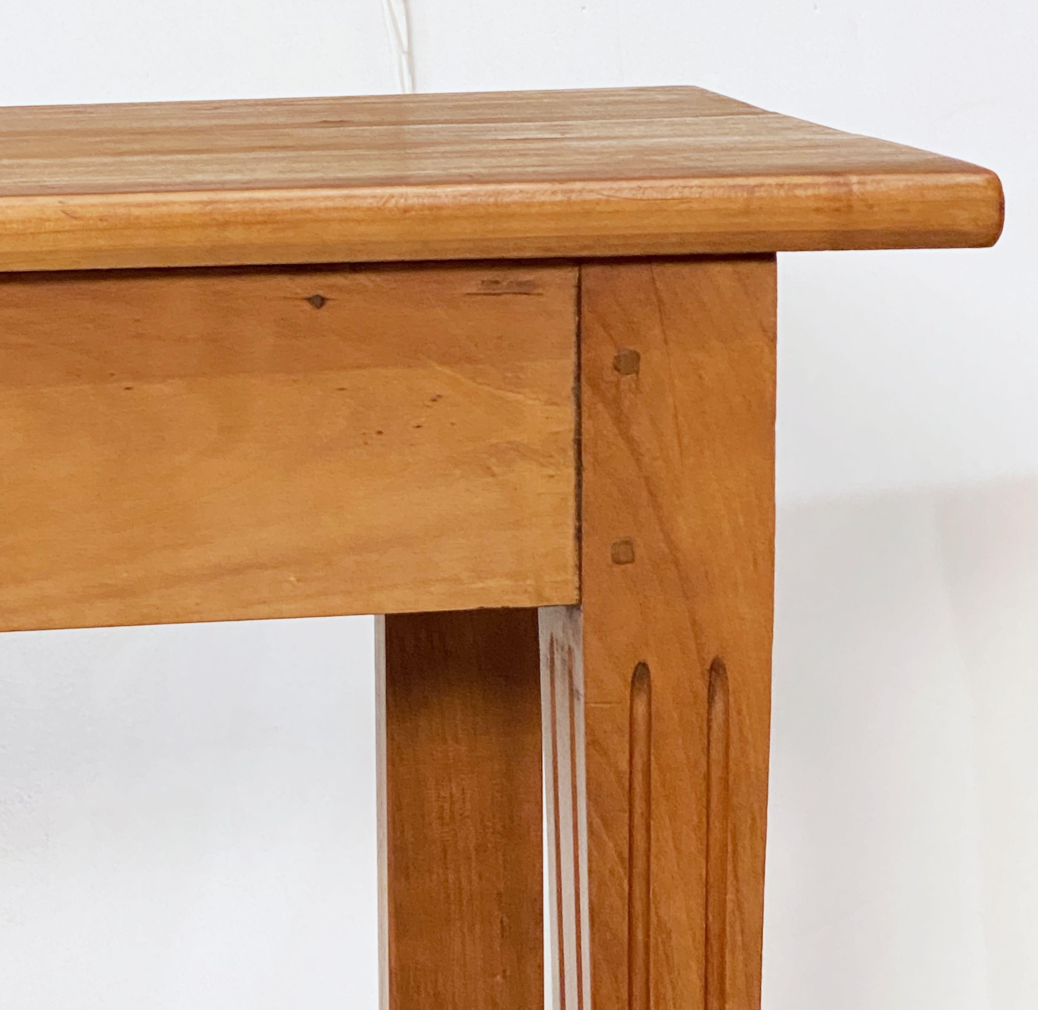 English Console Table of Cherry, 'Two of Two' For Sale 3