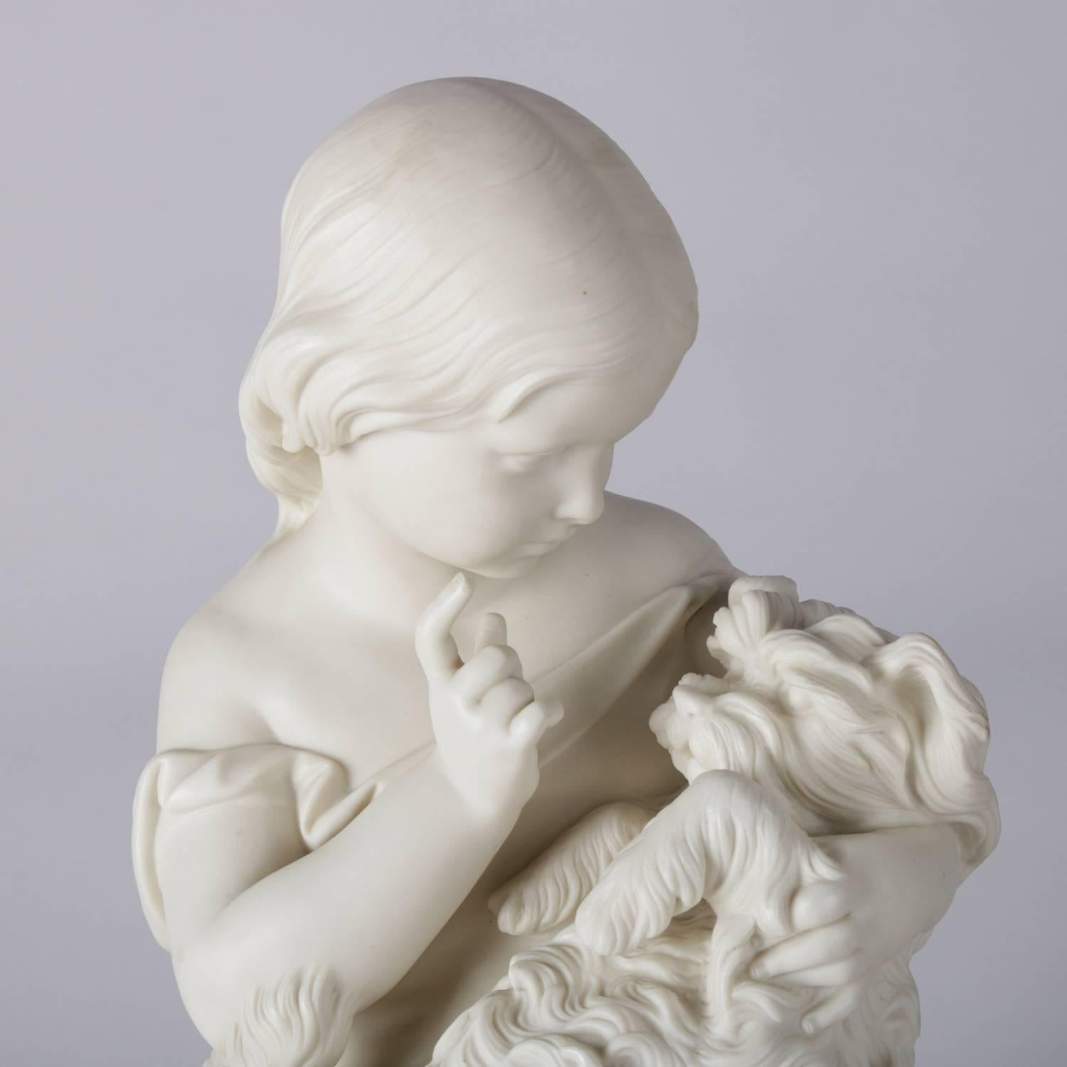 English Copeland School Parian Figural Group 