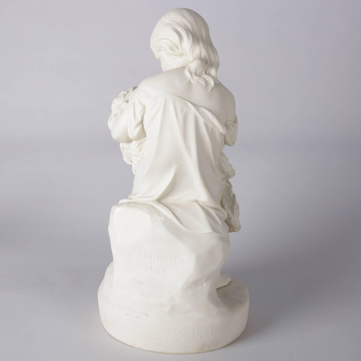 English Copeland School Parian Figural Group 