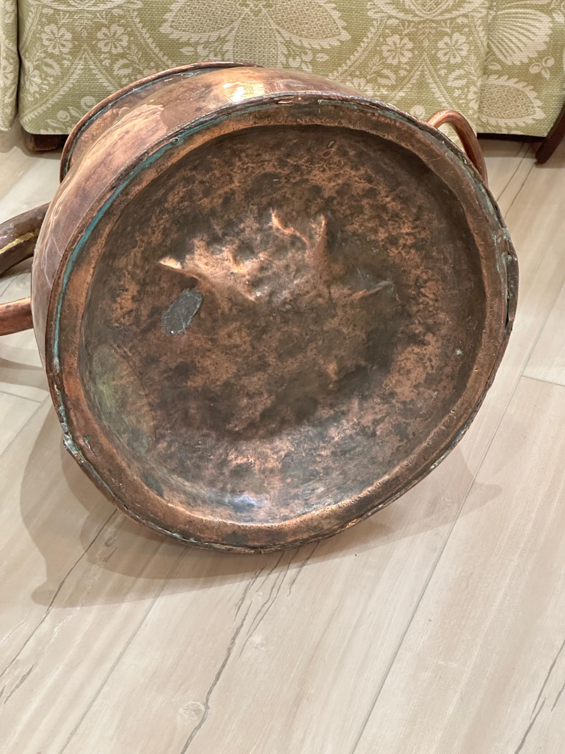 19th Century English Copper Ale Pitcher