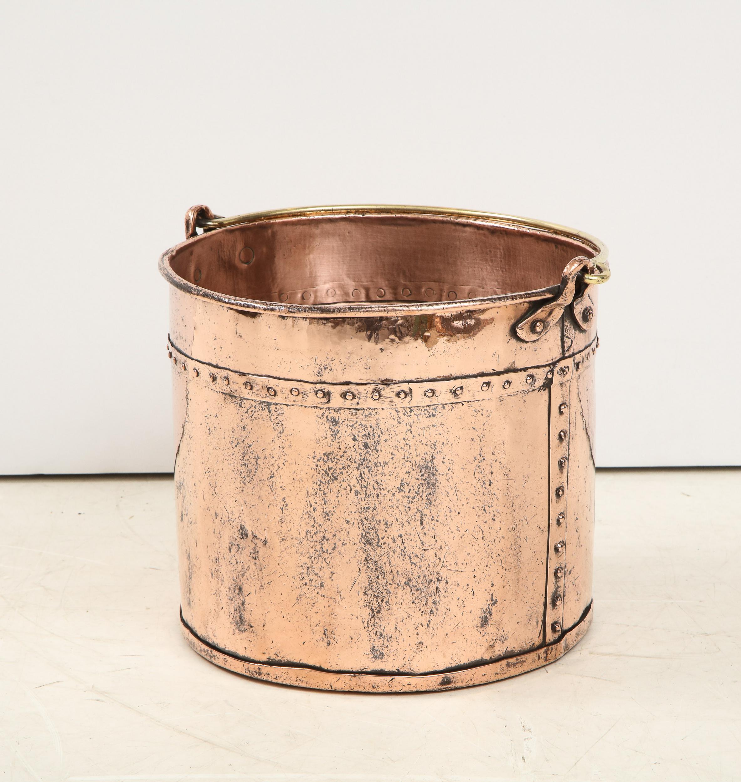 copper bucket vintage
