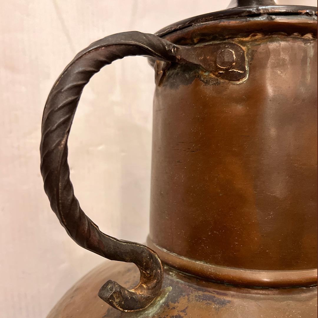 Lámpara inglesa de cobre en Bueno estado para la venta en New York, NY