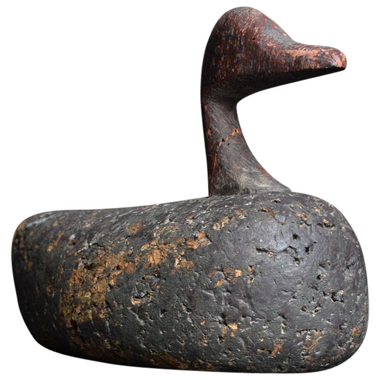 English Cork Decoy Duck Form, circa 1920