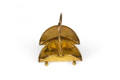 English Country Brass Log Holders