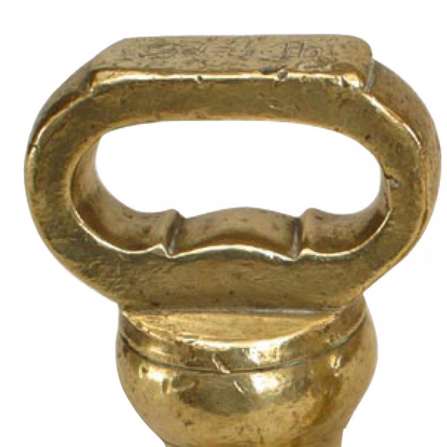 Colonial britannique Presse-papiers en laiton de style anglais en vente