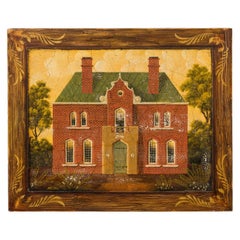 Englisches Acrylgemälde im Landhausstil, Acrylgemälde