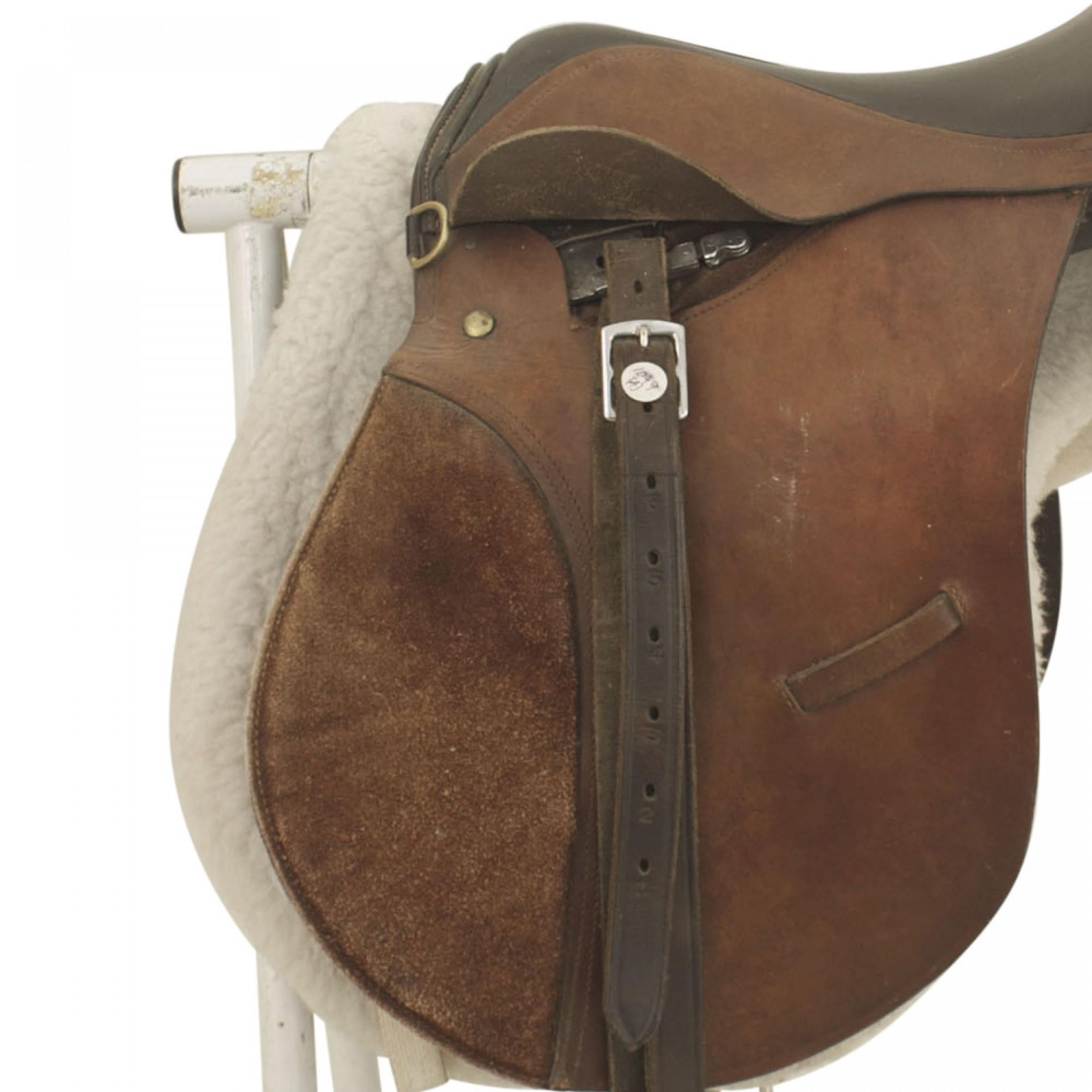 British English Country Brown Leather Horse Saddle For Sale