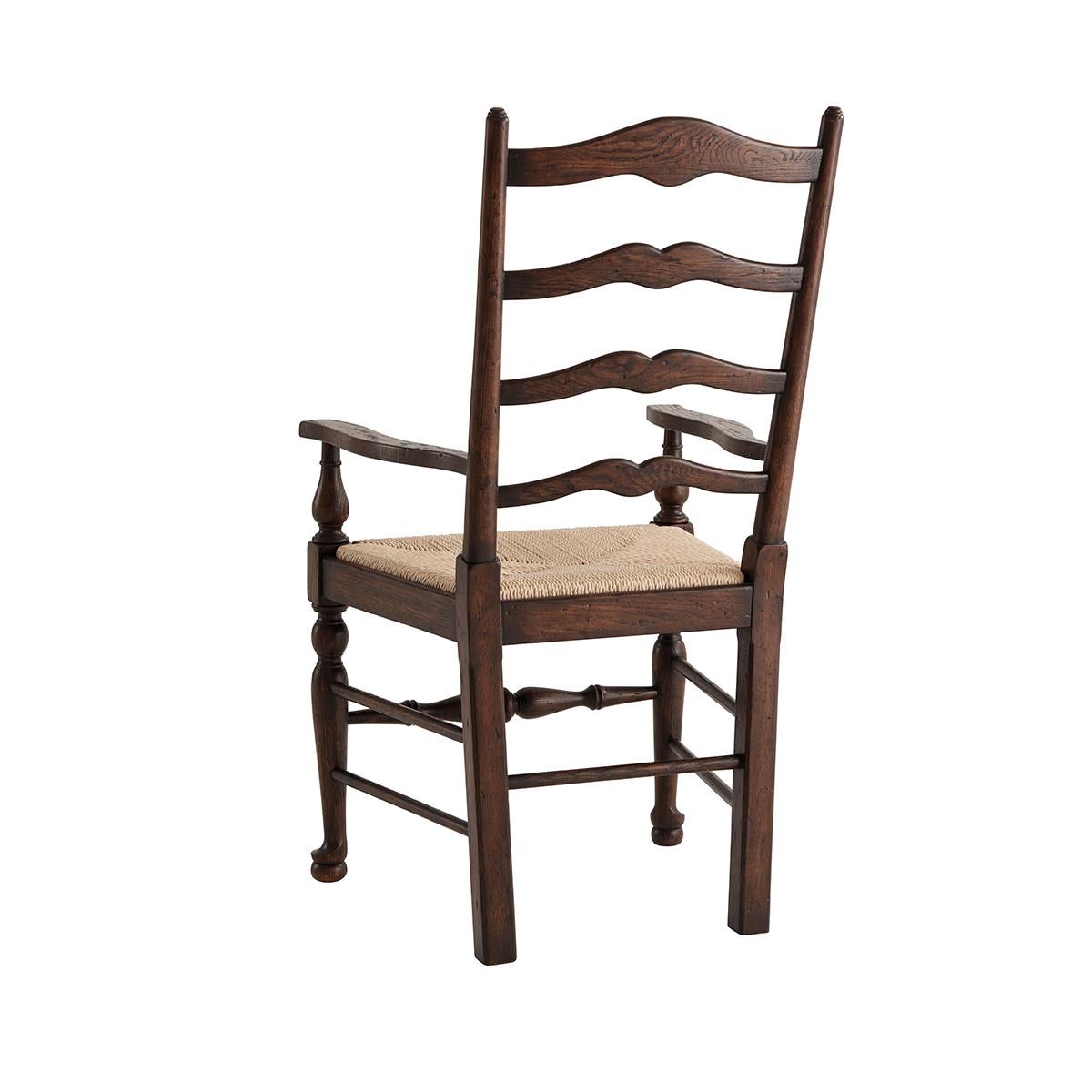 Vietnamese English Country Dining Chairs For Sale