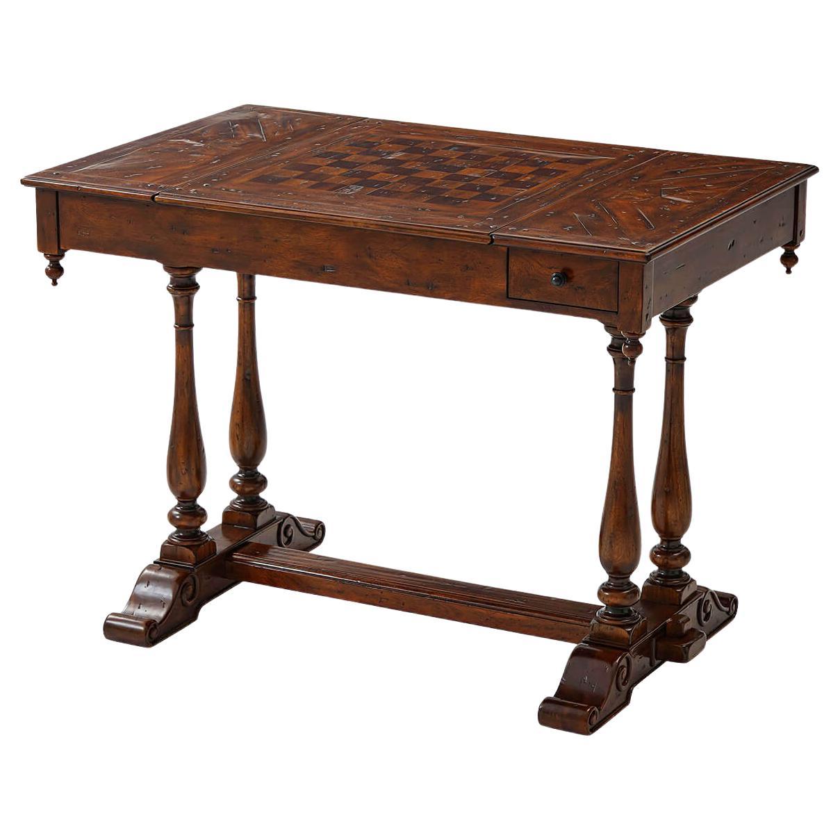 English Country Games Table For Sale