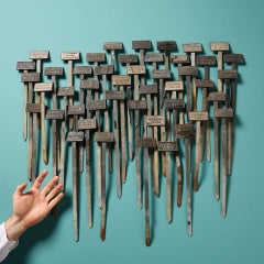 English Country Garden Zinc Plant Identification Labels