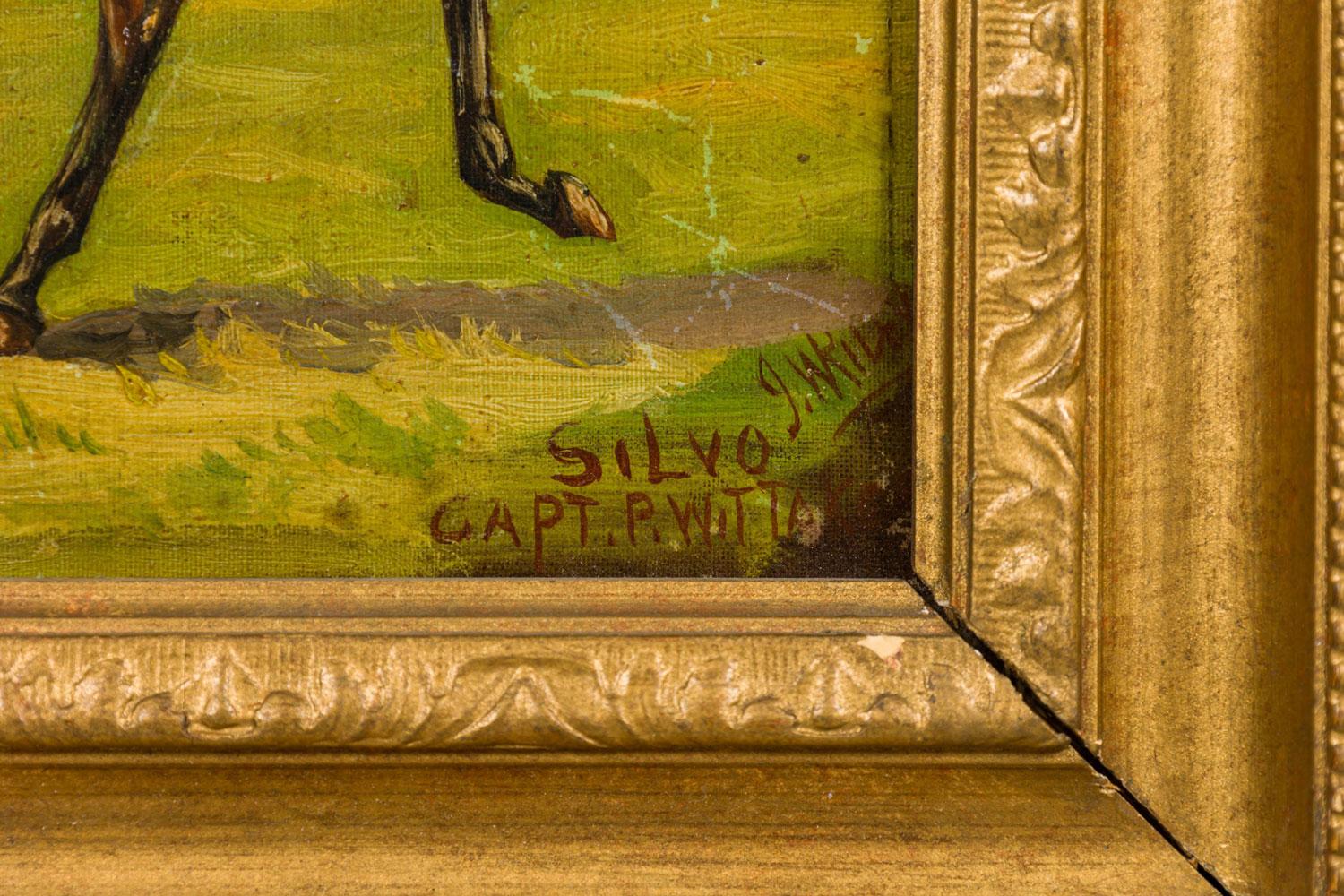 Quadro con cavallo e fantino di campagna inglese In condizioni buone in vendita a Queens, NY