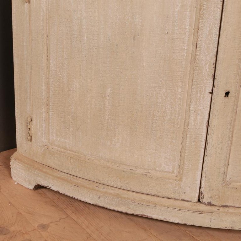 English Country House Corner Cupboard For Sale at 1stdibs