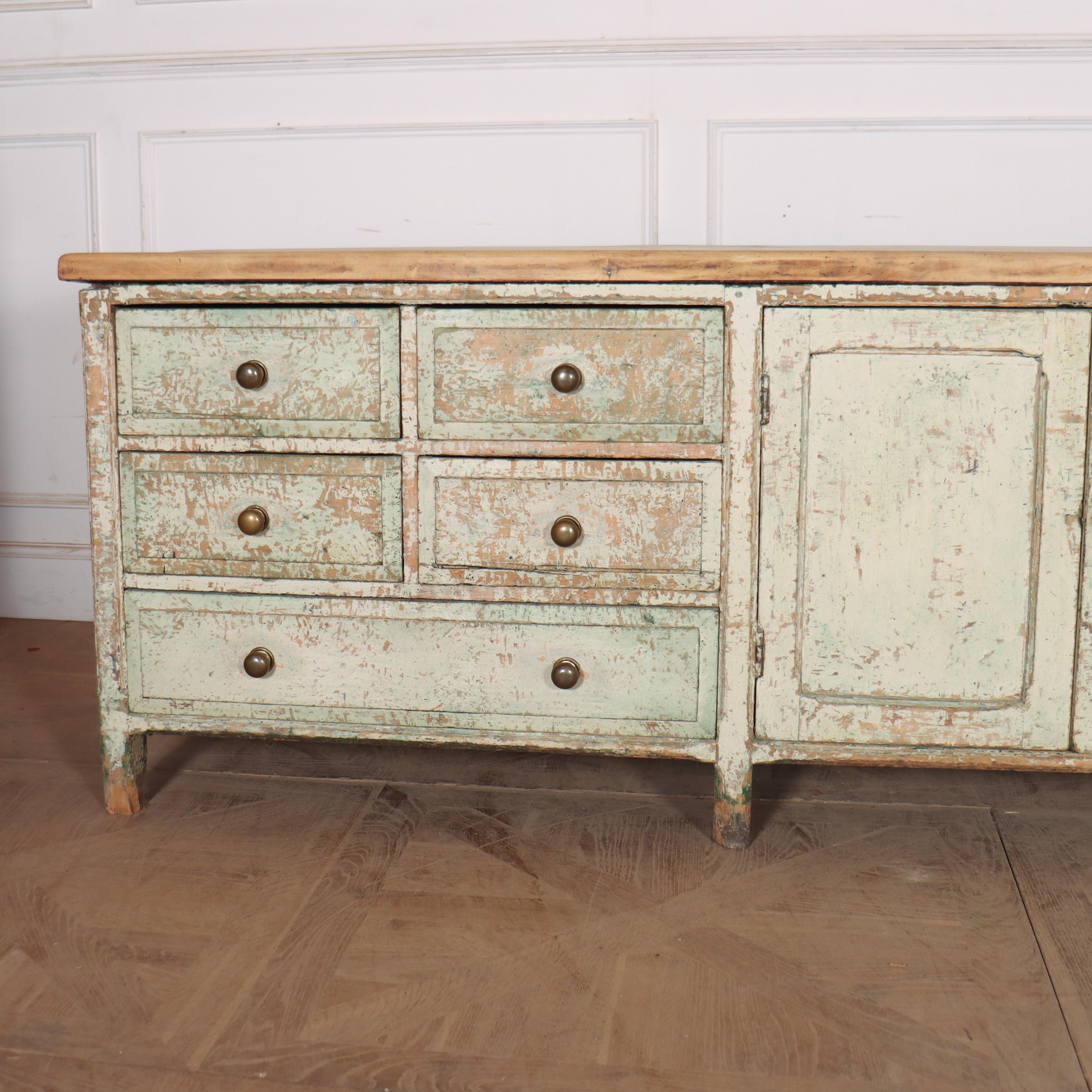 English Country House Dresser Base In condizioni buone in vendita a Leamington Spa, Warwickshire