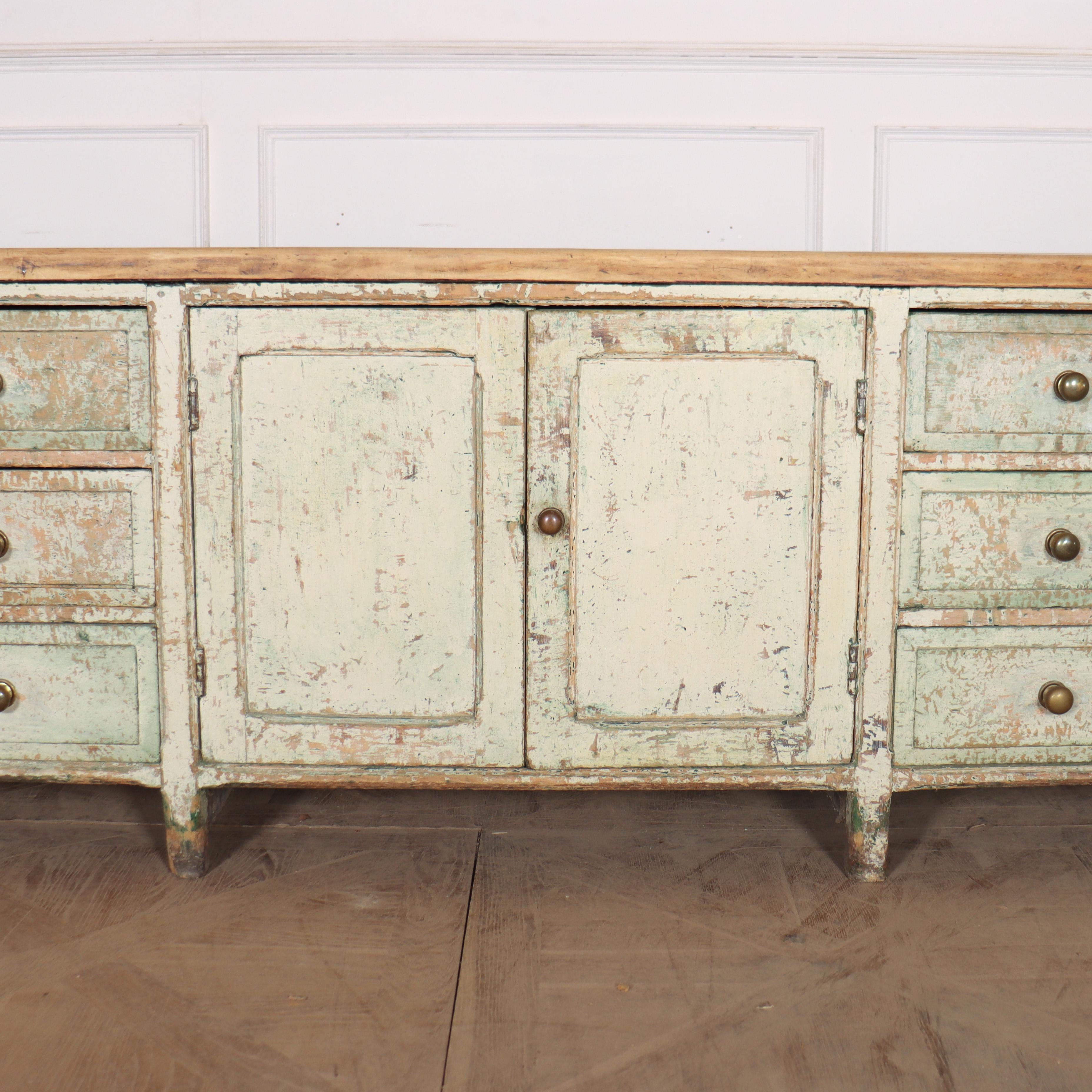 XIX secolo English Country House Dresser Base in vendita