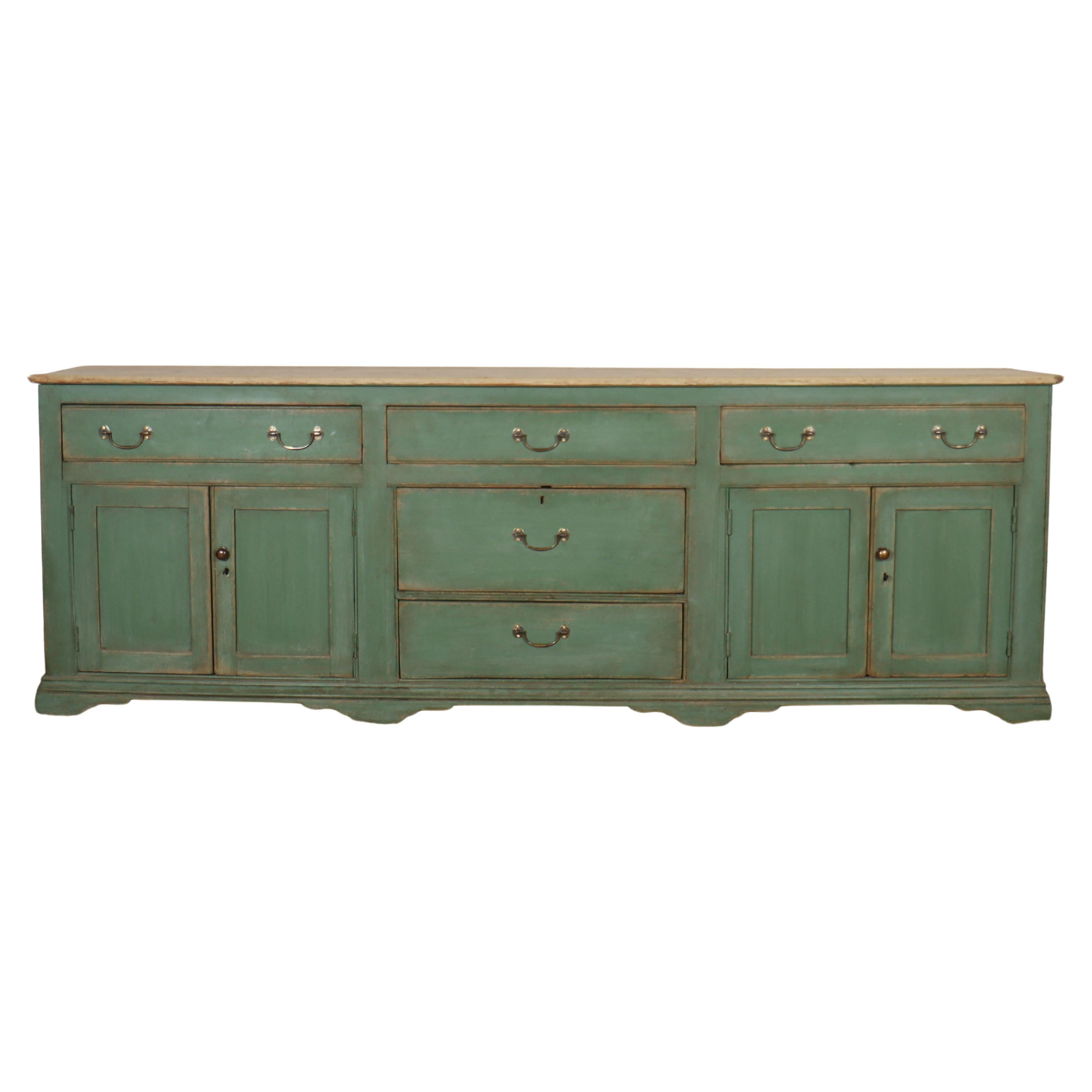 English Country House Dresser Base For Sale