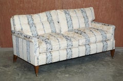 English Country House Fine Three Piece Suite Sofa & Armchairs Feather Cushions