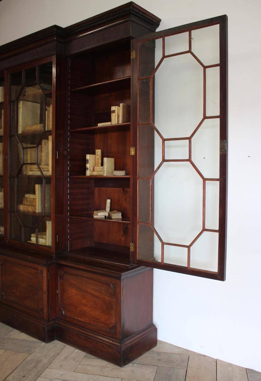 English Country House George III Bookcase In Excellent Condition In Gloucestershire, GB