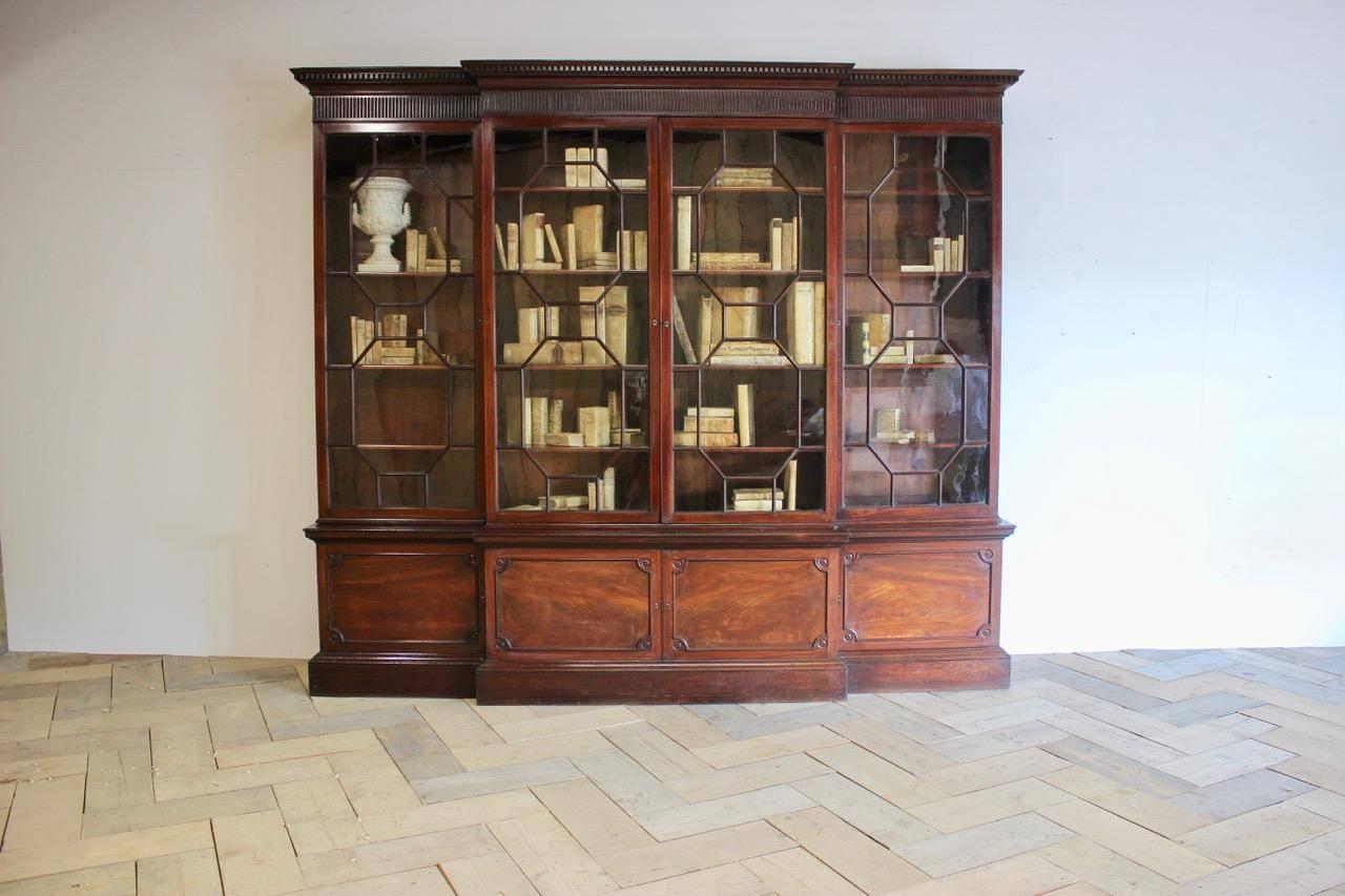 English Country House George III Bookcase 2