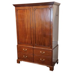 English Country House George III Mahogany Cupboard Press, circa 1795