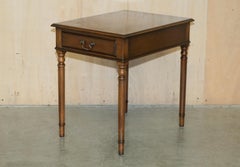 ENGLiSH COUNTRY HOUSE OAK CIRCA 1940'S SINGLE DRAWER SIDE OR OCCASIONAL TABLE