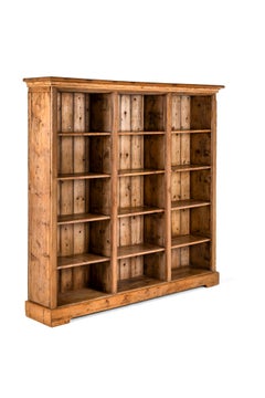 English Country House Pine Bookcase