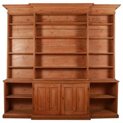 English Country House Pine Bookcase