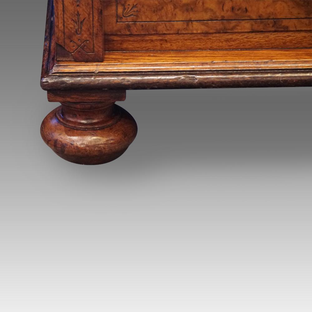 English Country House Victorian Pollard Oak Wellington Chest, circa 1885 7