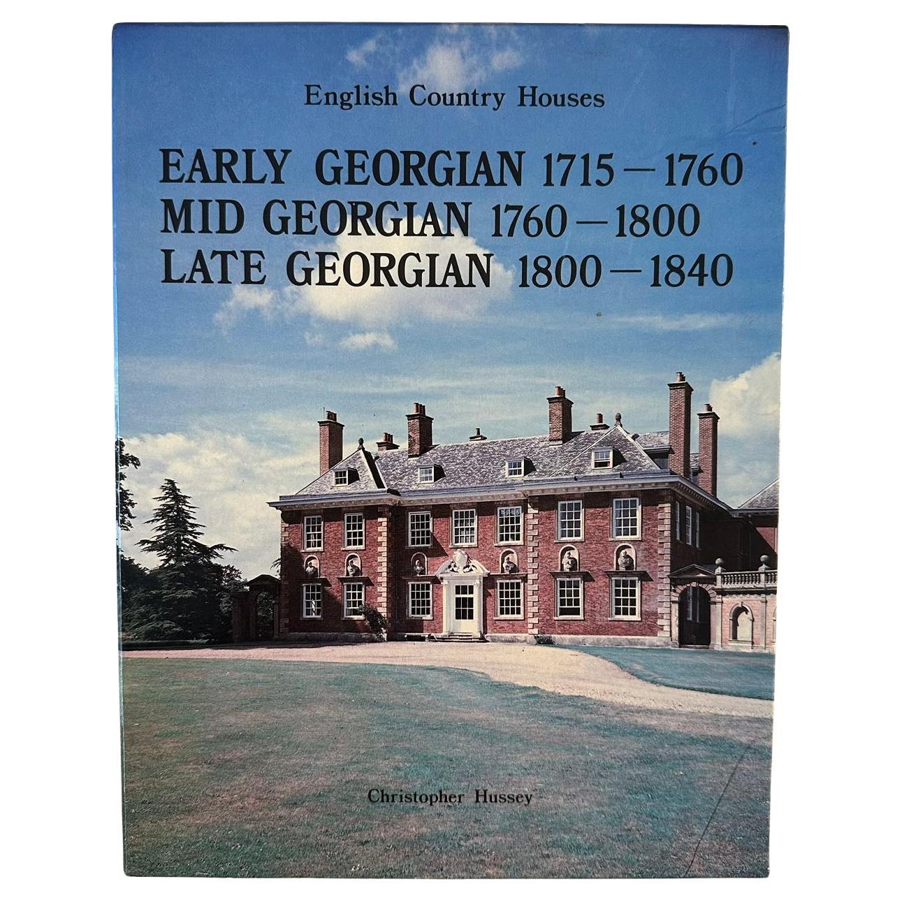 English Country Houses Georgian series, set of three volumes For Sale