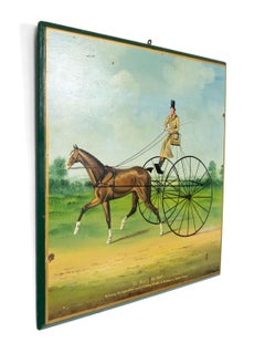 Uomo di campagna inglese sul sulkey Pittura