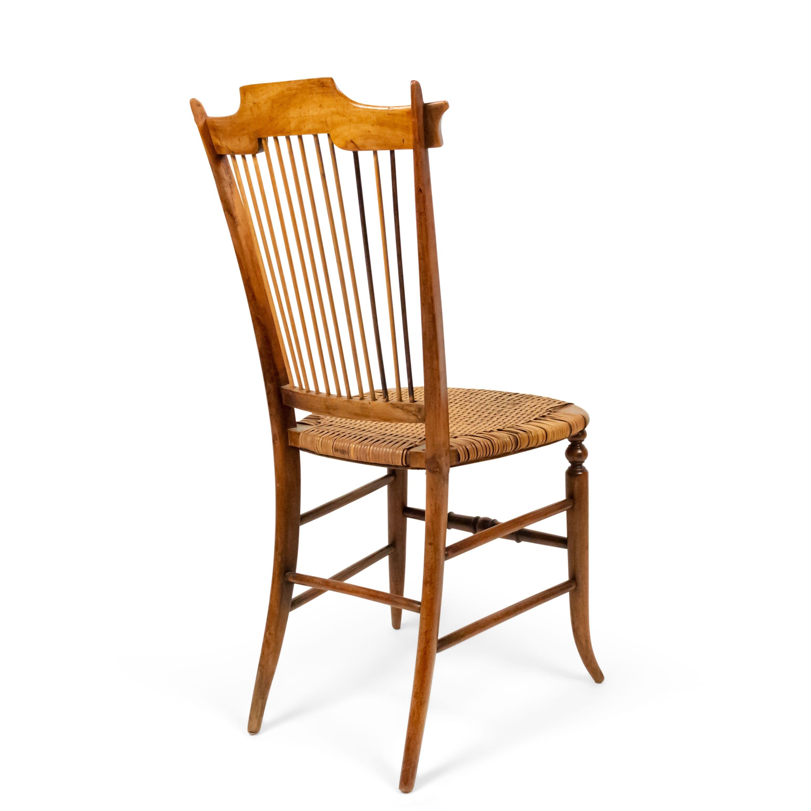 19th Century English Country Maple Side Chair