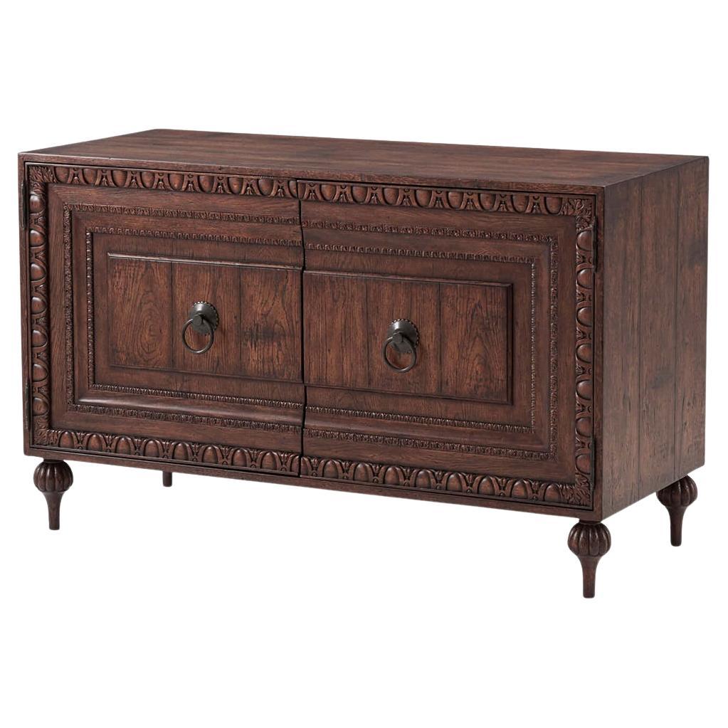 English Country Oak Cabinet